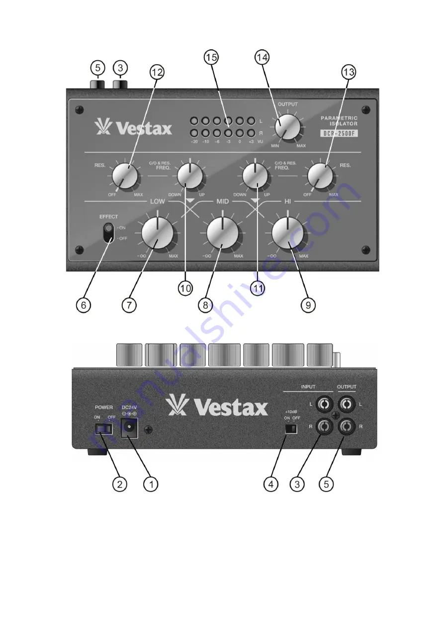 Vestax DCR-2500F Owner'S Manual Download Page 6