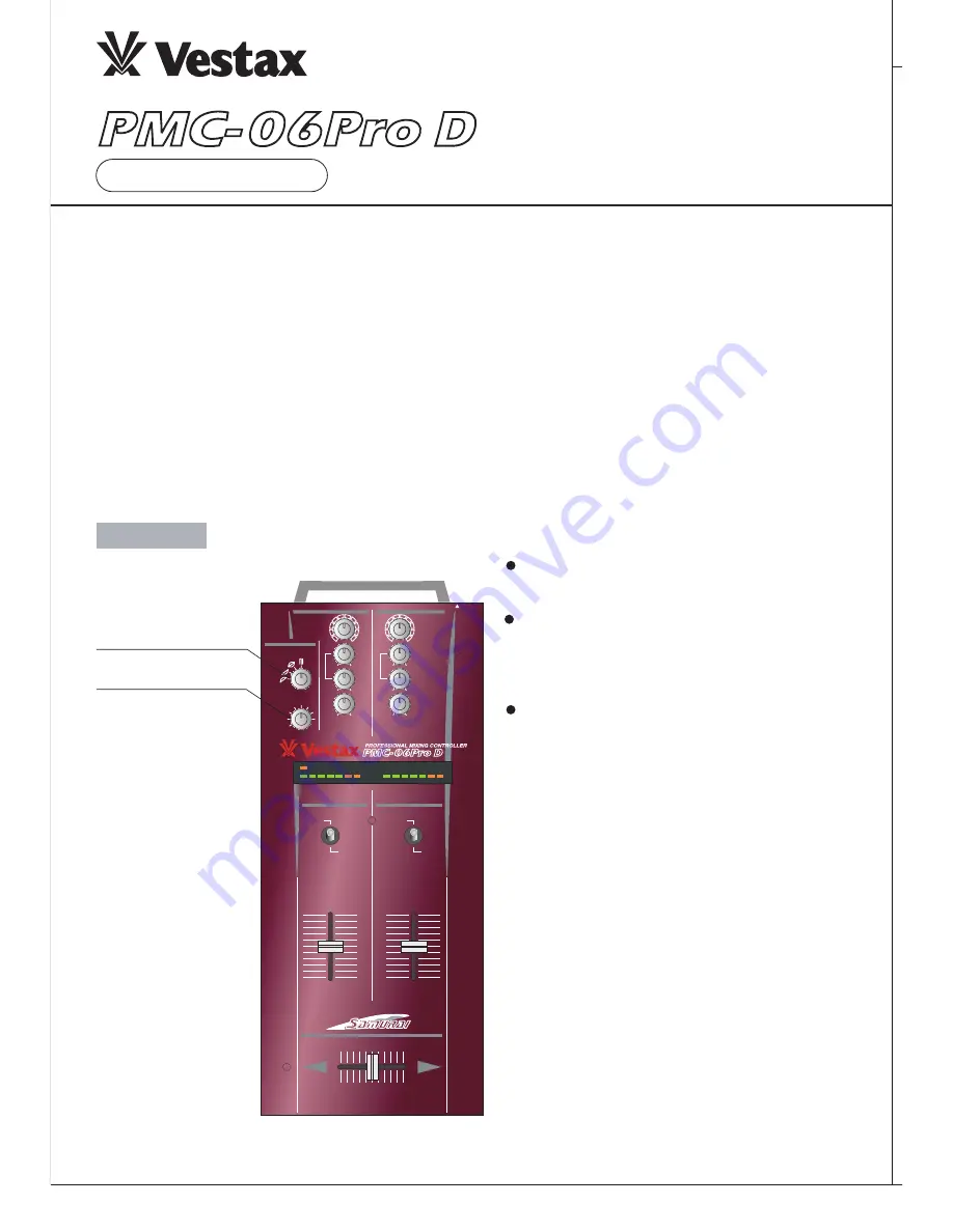 Vestax PMC-06ProD Owner'S Manual Download Page 1