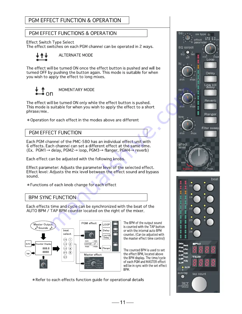 Vestax PMC-580Pro Скачать руководство пользователя страница 11