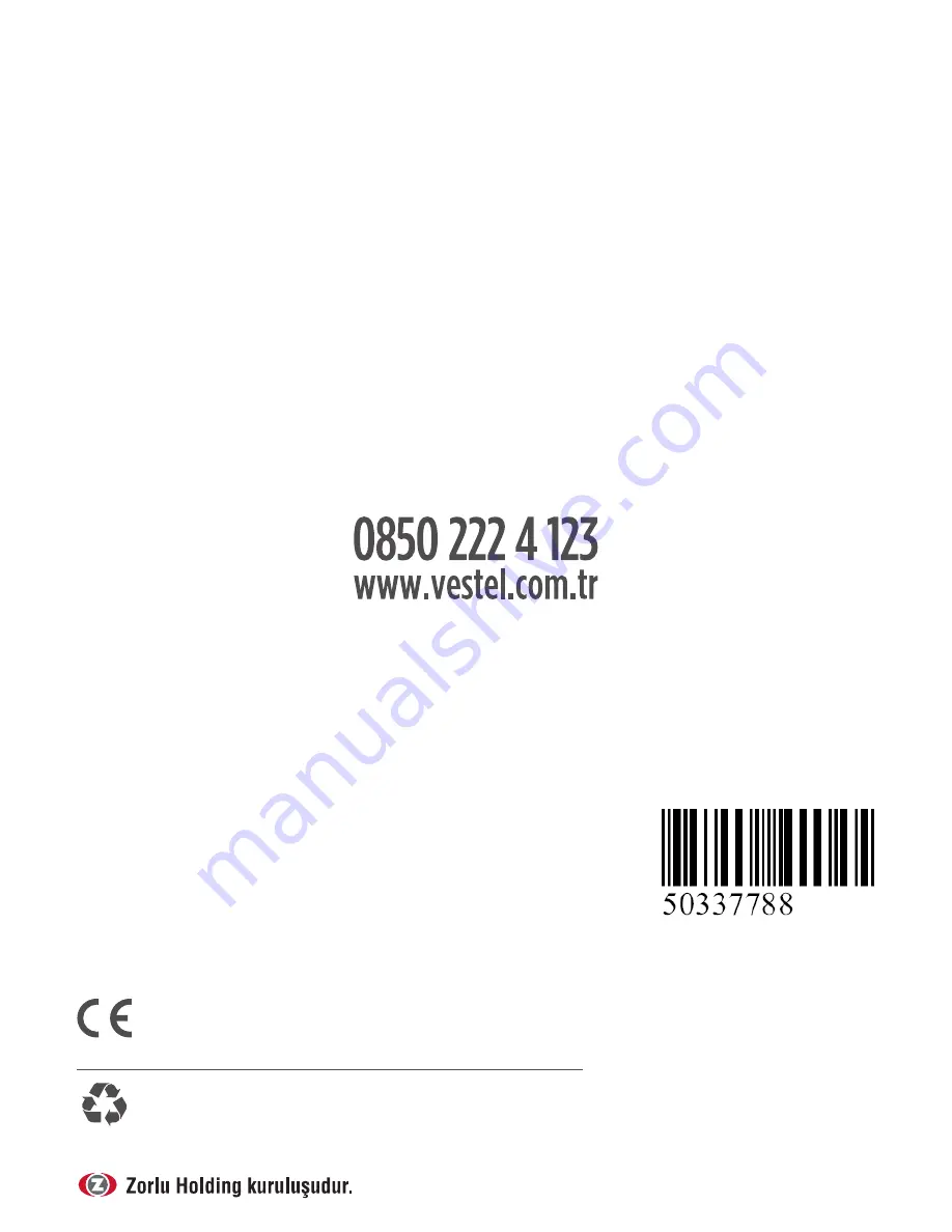 VESTEL 40UA9300 Operating Instructions Manual Download Page 176