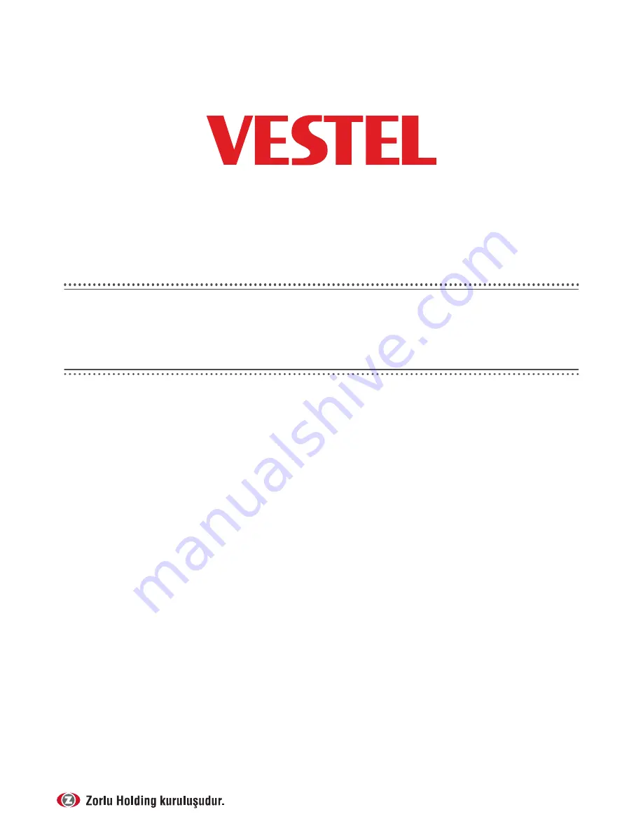 VESTEL 55PF8575 Скачать руководство пользователя страница 1