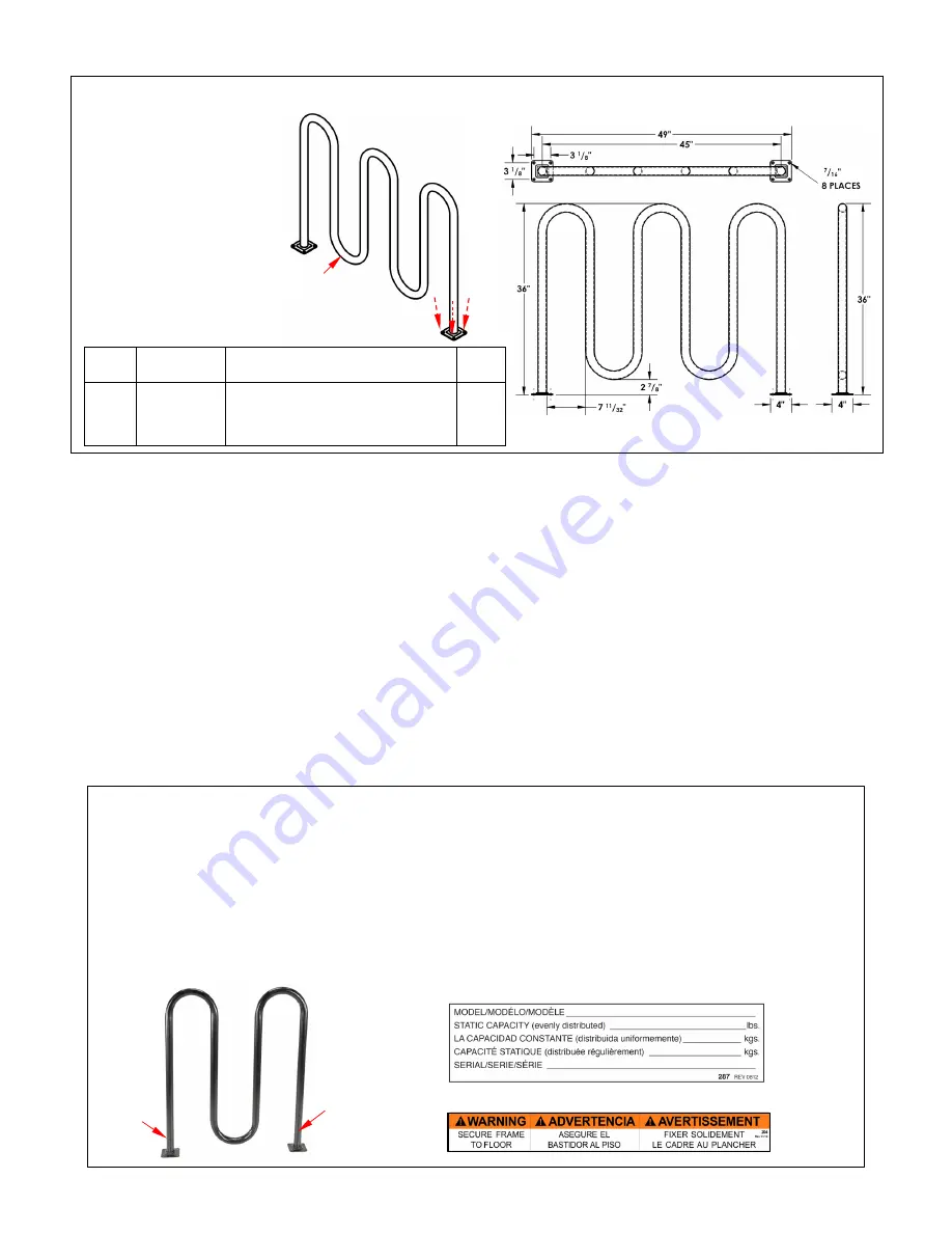 Vestil BR-L2 Series Instruction Manual Download Page 3