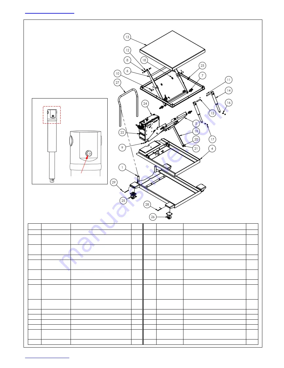 Vestil CART-LP Series Instruction Manual Download Page 7