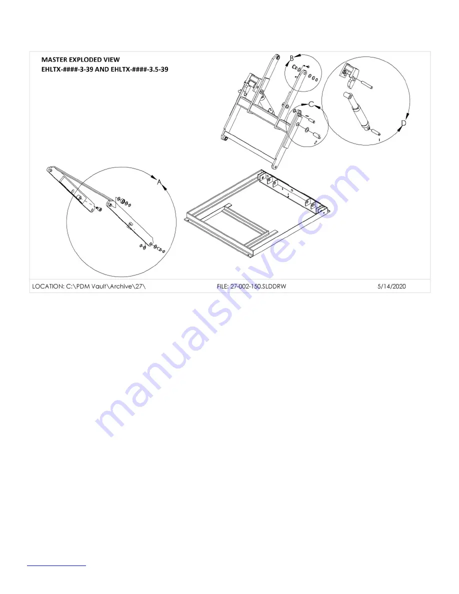 Vestil EHLTX-3653-1-39 Скачать руководство пользователя страница 8