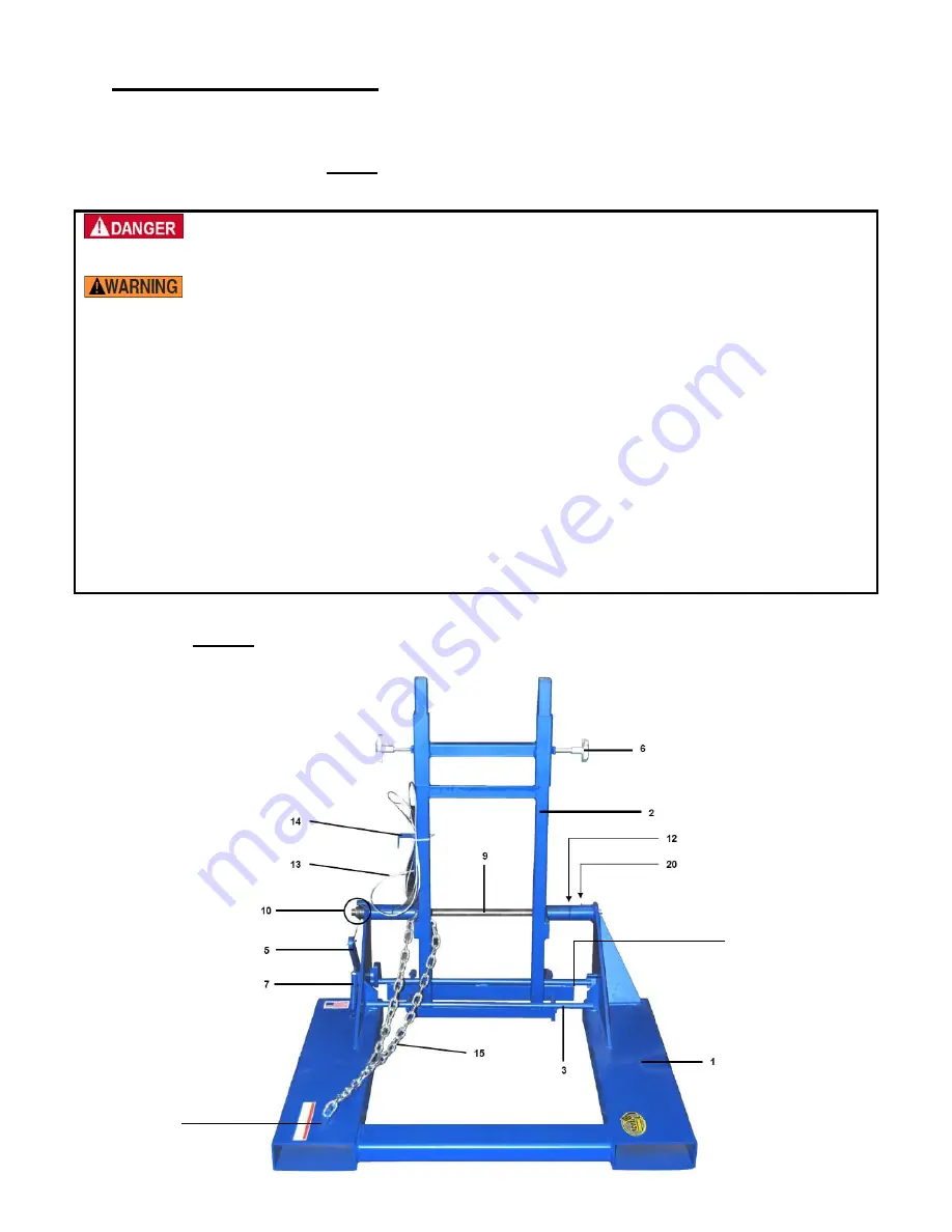 Vestil FM-T-DUMP Instruction Manual Download Page 5