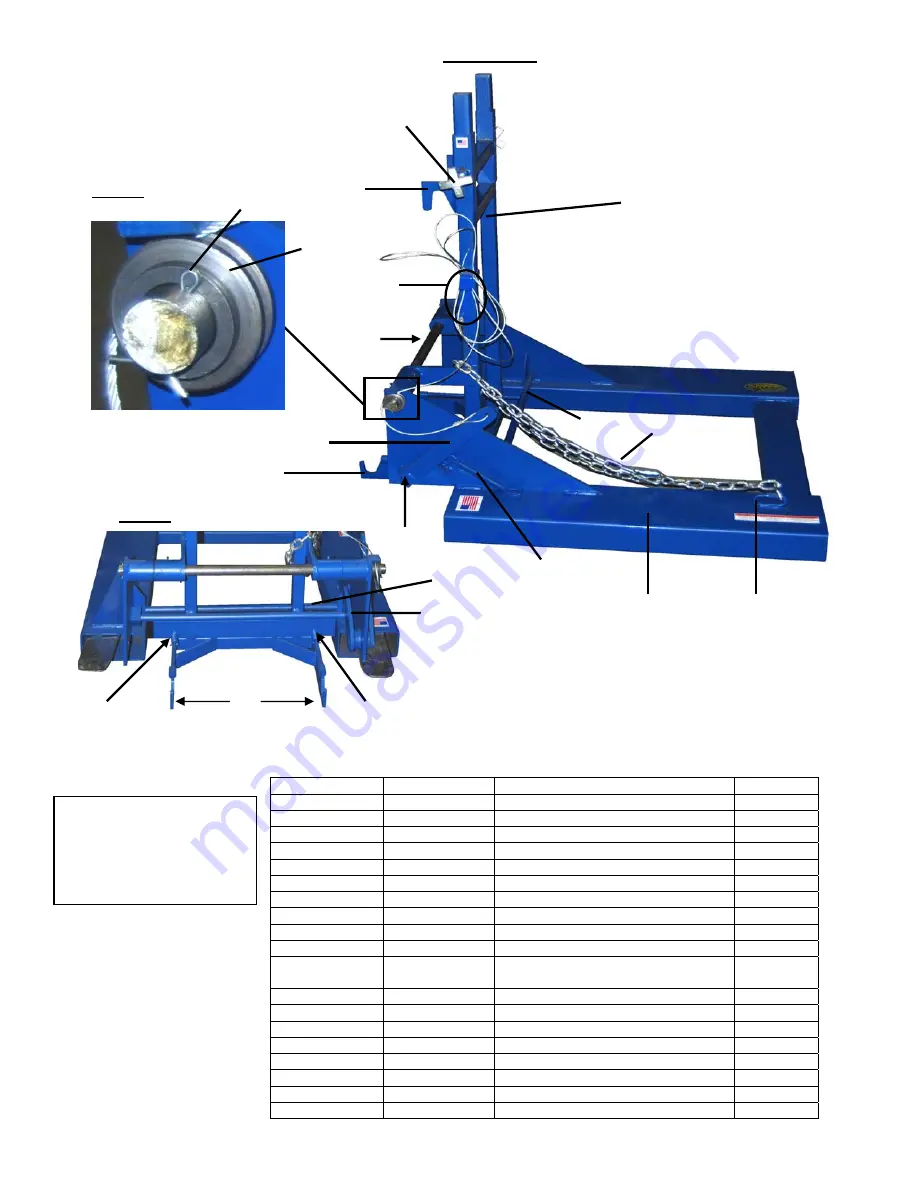 Vestil FM-T-DUMP Instruction Manual Download Page 6