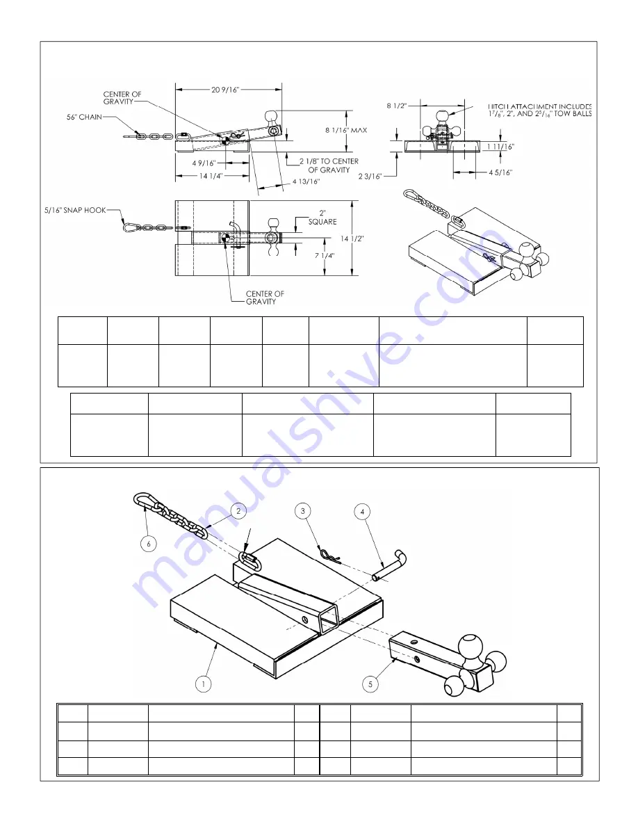 Vestil FTTM-2 Instruction Manua Download Page 3