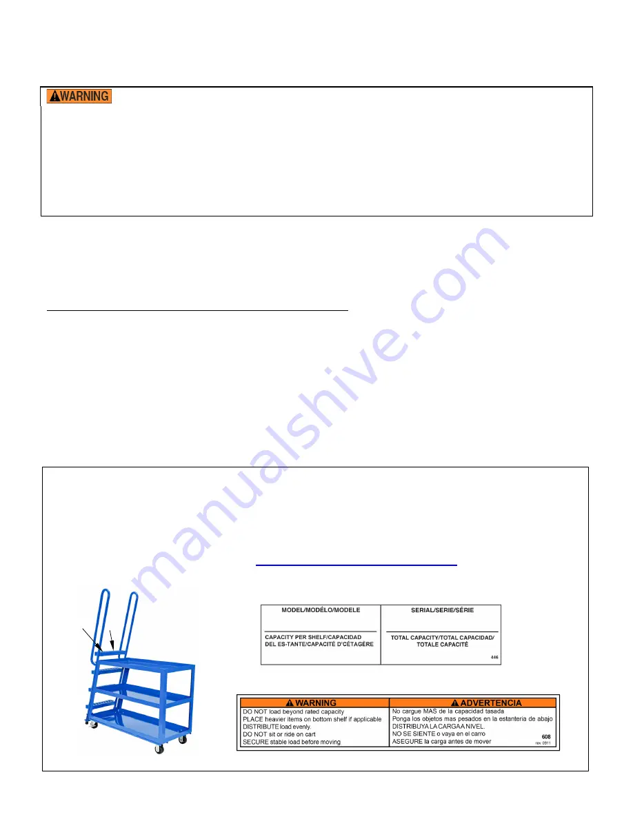 Vestil SPS-HD Series Instruction Manual Download Page 4