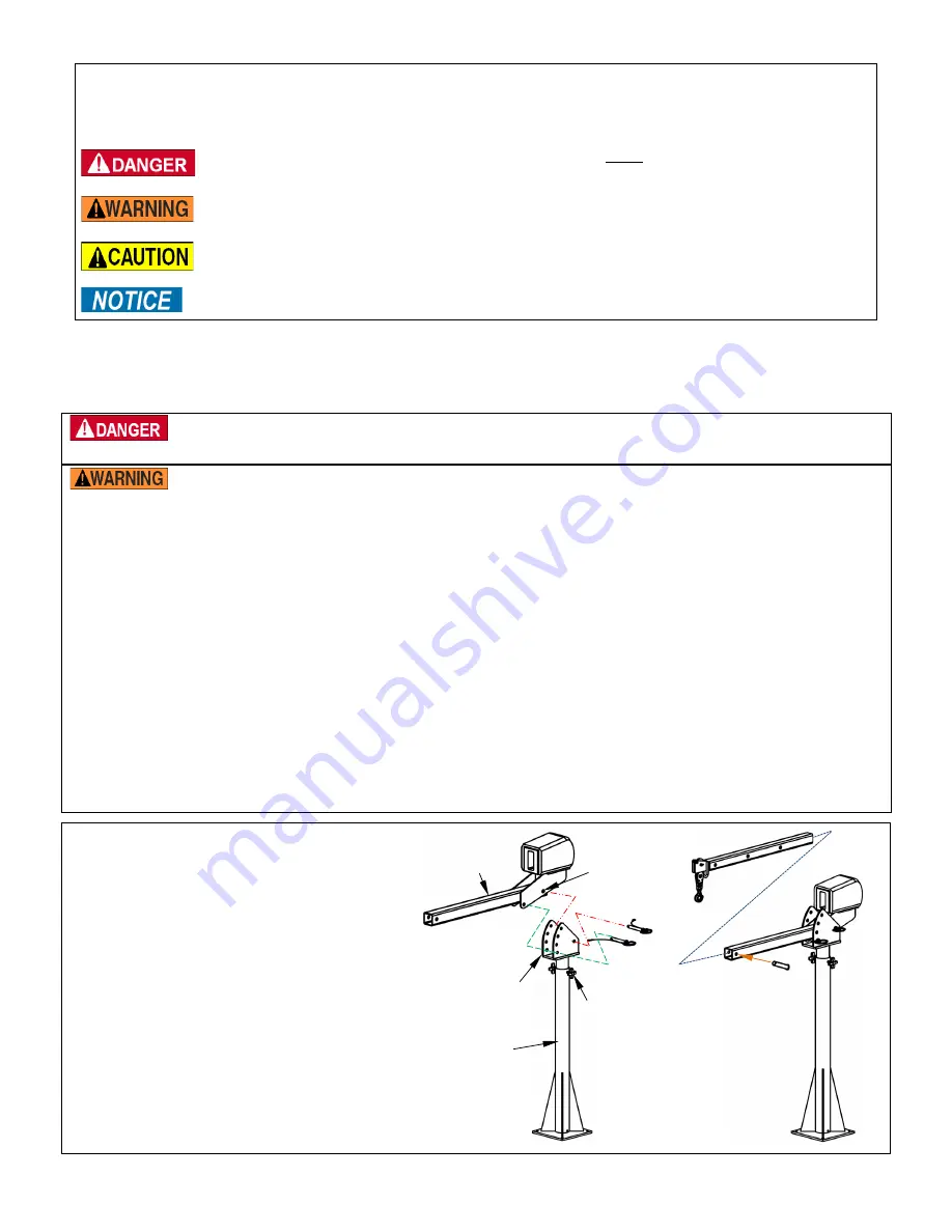 Vestil WTJ-20 Series Instruction Manual Download Page 6