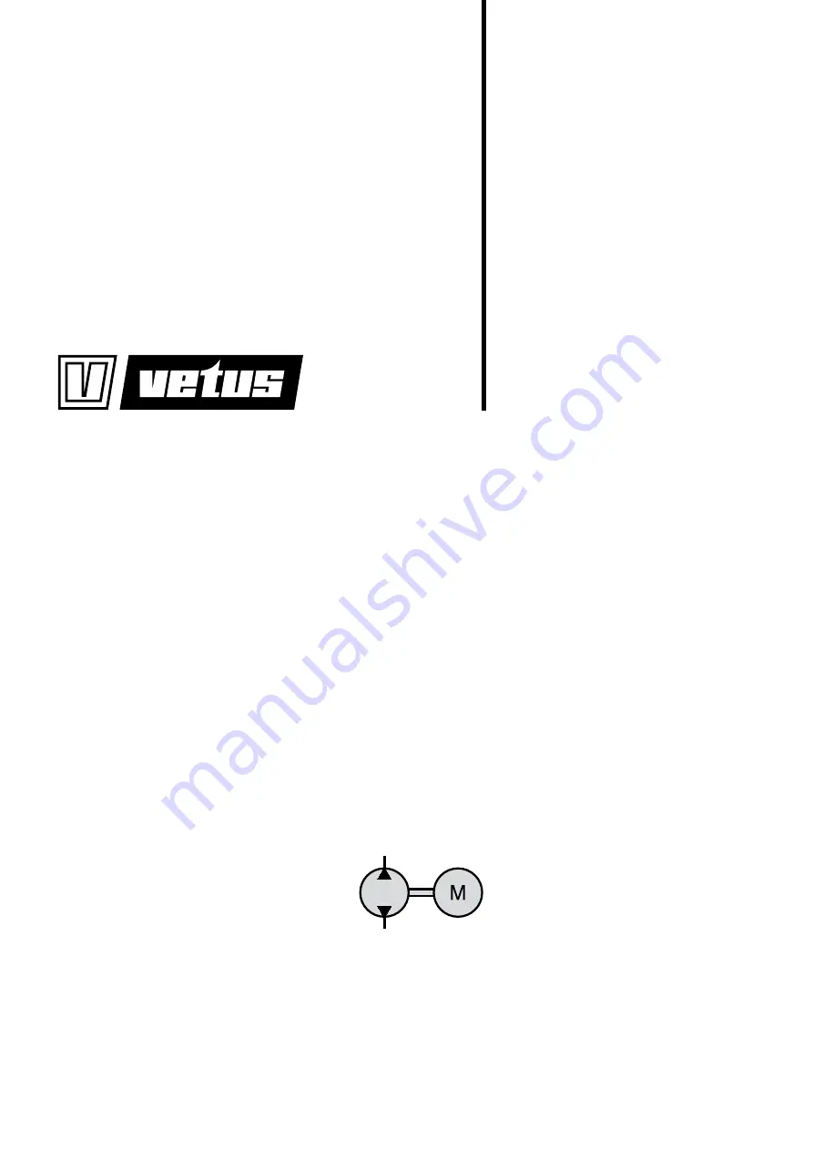 Vetus EHPA12R2 Installation Manual Download Page 1