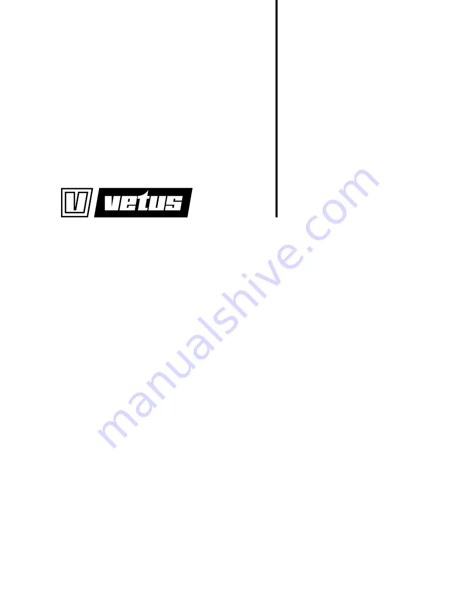 Vetus EMP140B Installation Instructions Manual Download Page 1