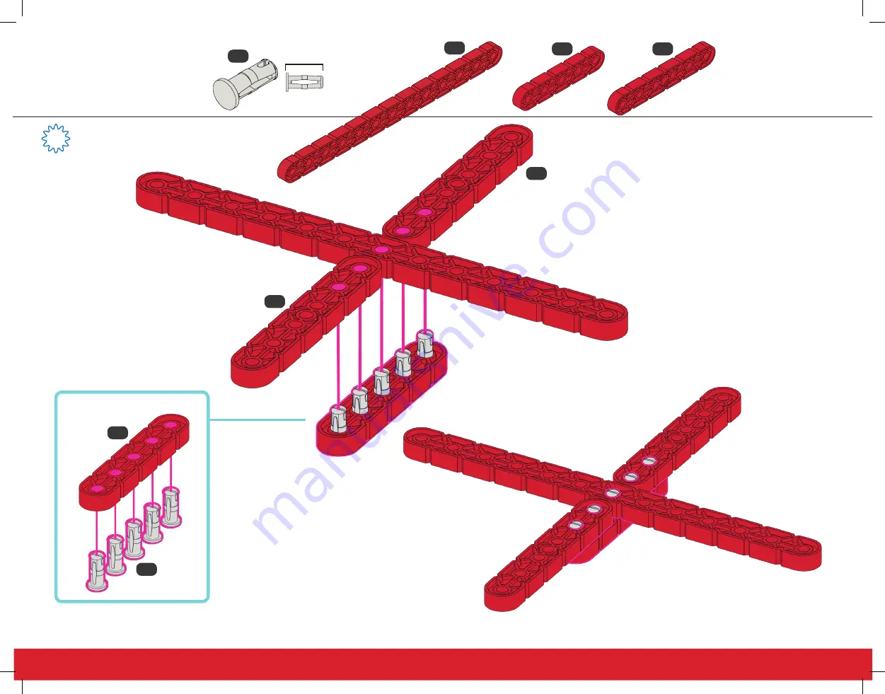 Vex Robotics IQ Challenge Squared Away Red Cube Build Instructions Download Page 10