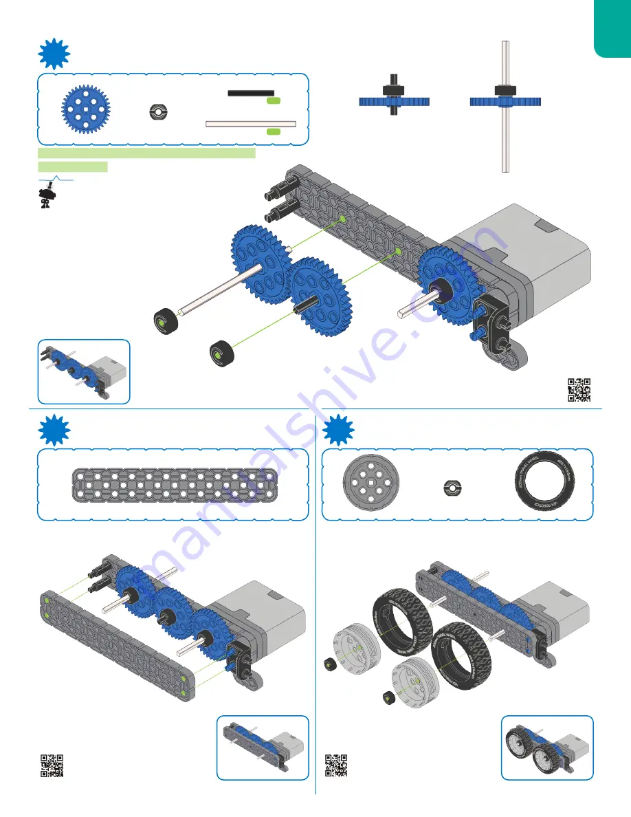 Vex Clawbot IQ Build Instructions Download Page 7