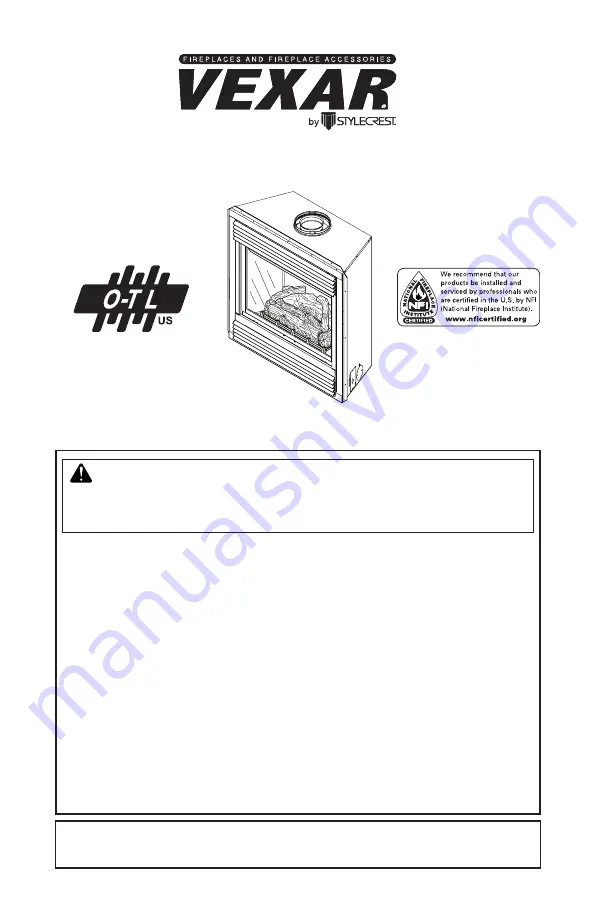 Vexar CD36T-M Owner'S Operation And Installation Manual Download Page 1