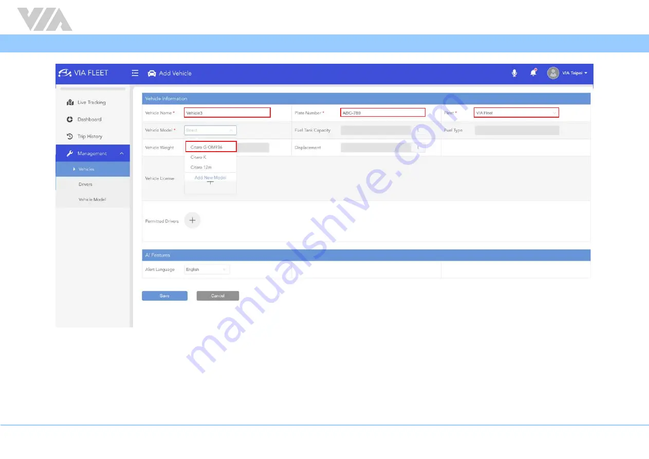 VIA Technologies Mobile360 M810 Quick Start Manual Download Page 16