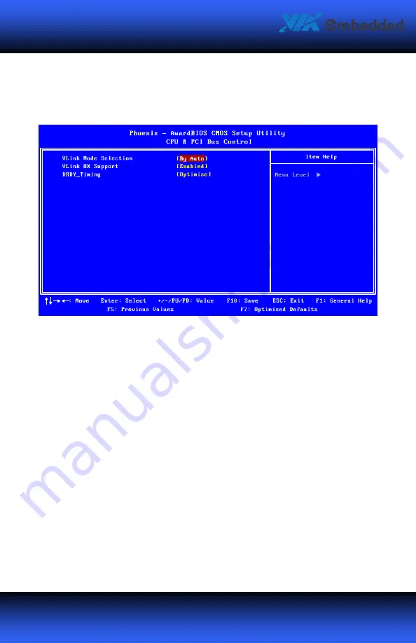 VIA Technologies VB7007 User Manual Download Page 56