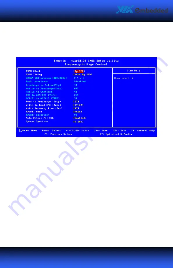 VIA Technologies VB7007 User Manual Download Page 73