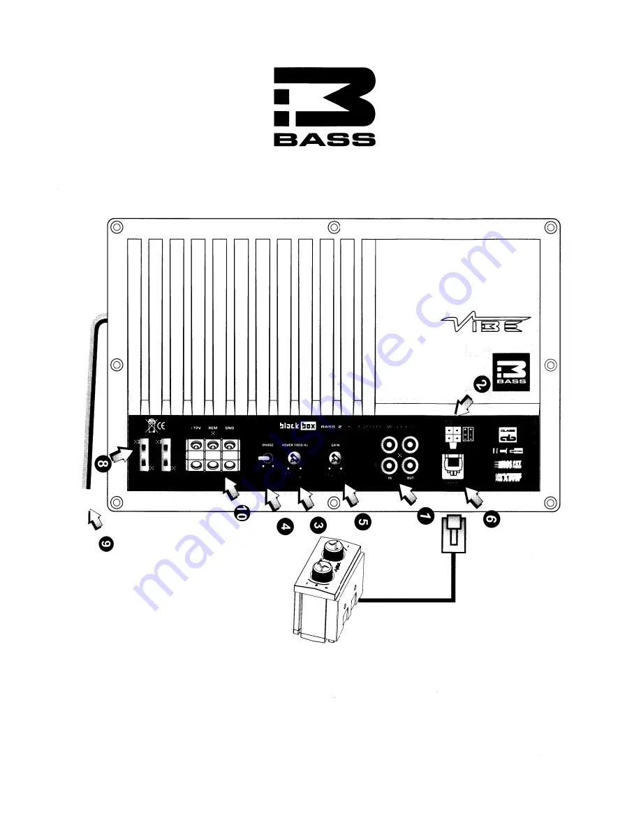 Vibe BASS1-V1 Instruction Manual Download Page 8