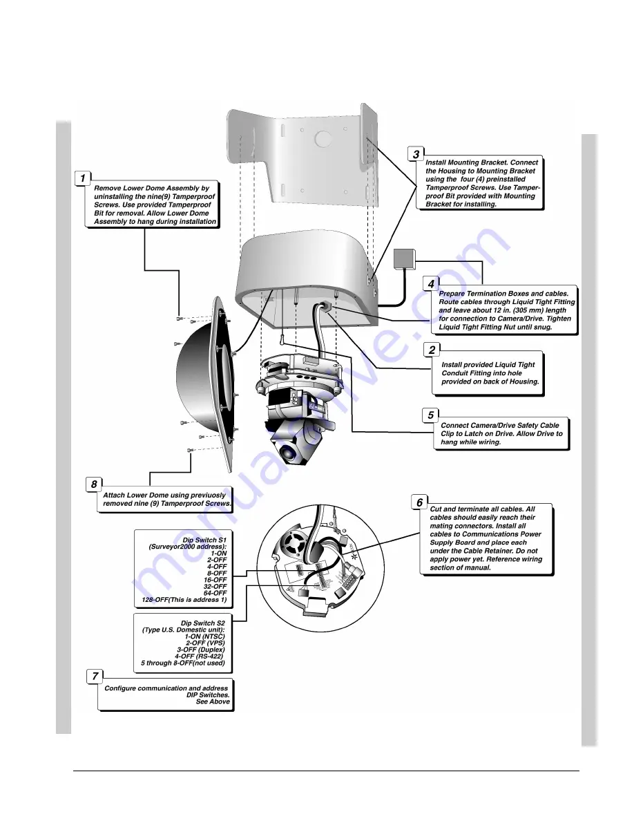 Vicon Surveyor 2000-MSH Installation & Operation Manual Download Page 4