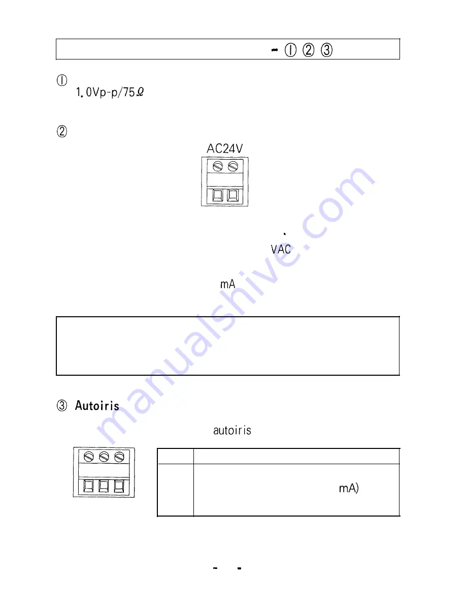 Vicon VC2500-DSP Installating And Operation Manual Download Page 6