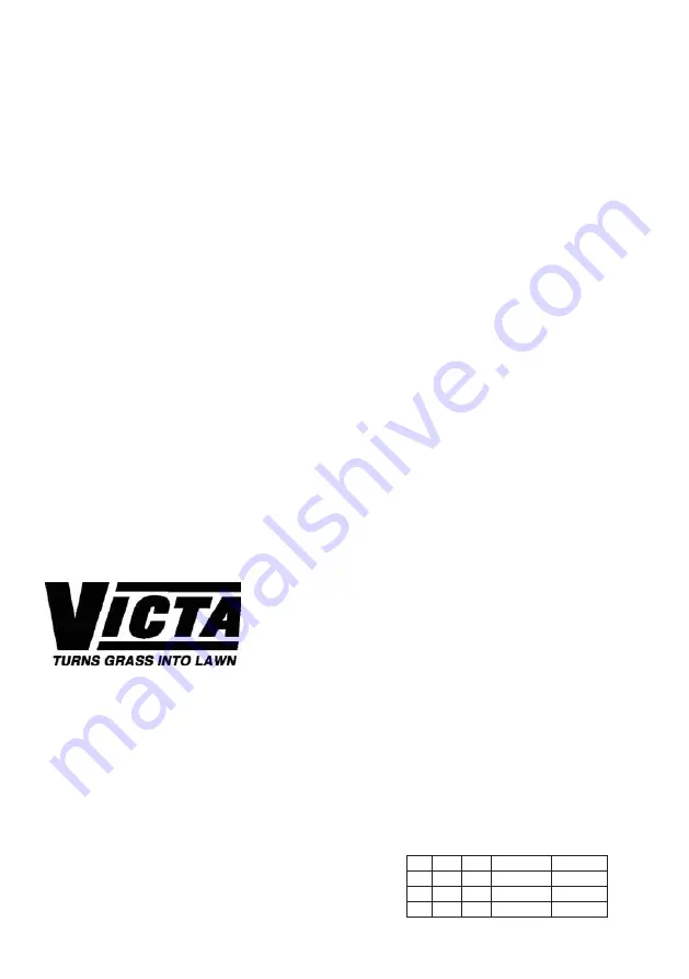 Victa MV 1200 Скачать руководство пользователя страница 16