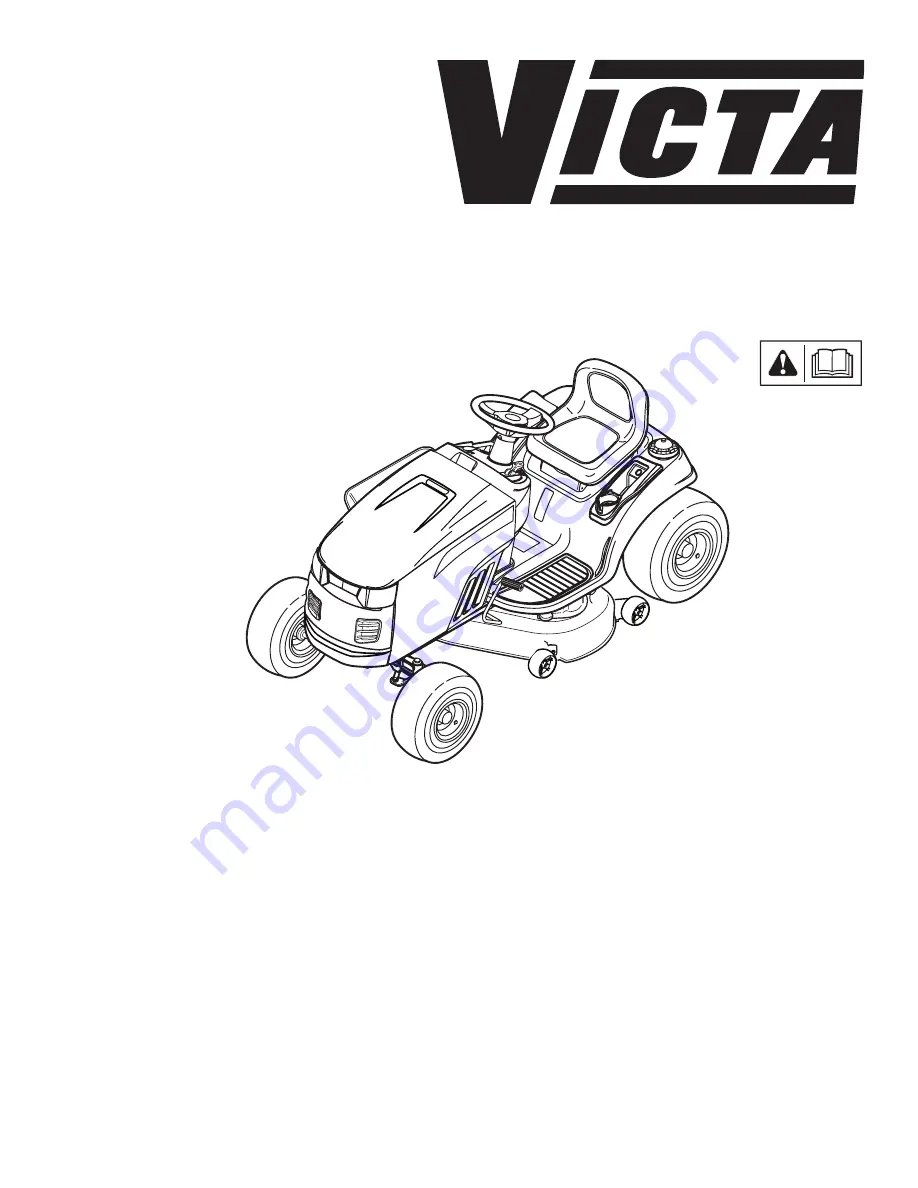 Victa V125 Series Operator'S Manual Download Page 1