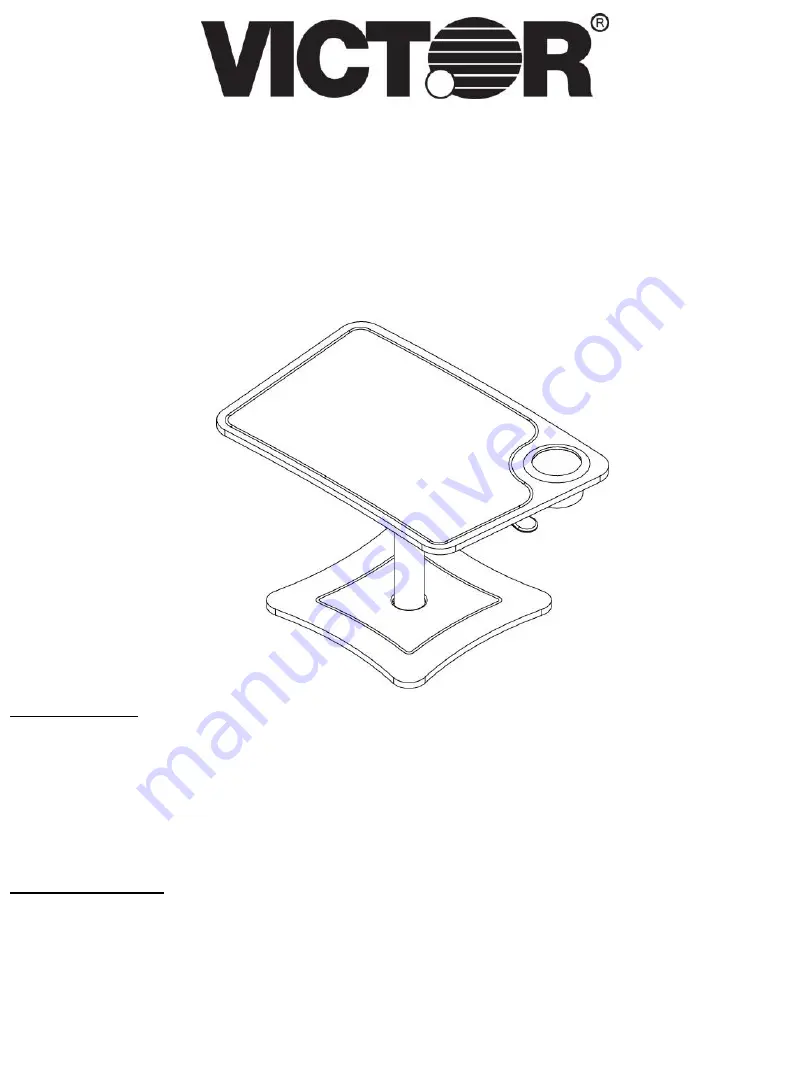 Victor High Rise DC240 Assembly Instructions Download Page 1