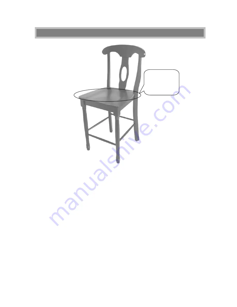 Victory Land Group 24 inch Wood Barstool Assembly Instructions Manual Download Page 10