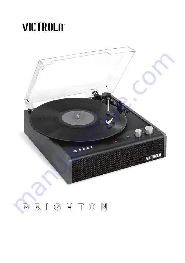 Victrola THE BRIGHTON Скачать руководство пользователя страница 1