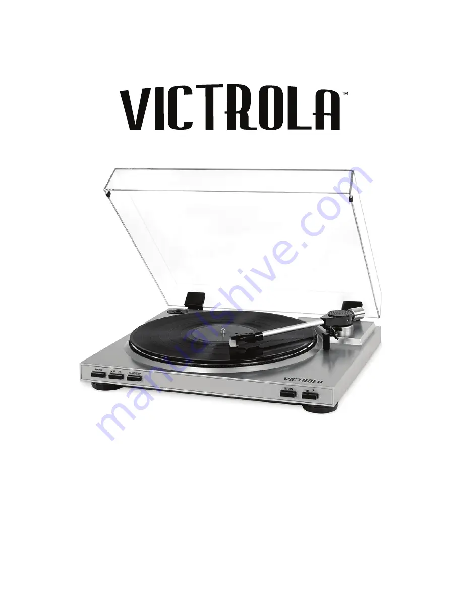 Victrola VPRO-3100 Instruction Manual Download Page 1