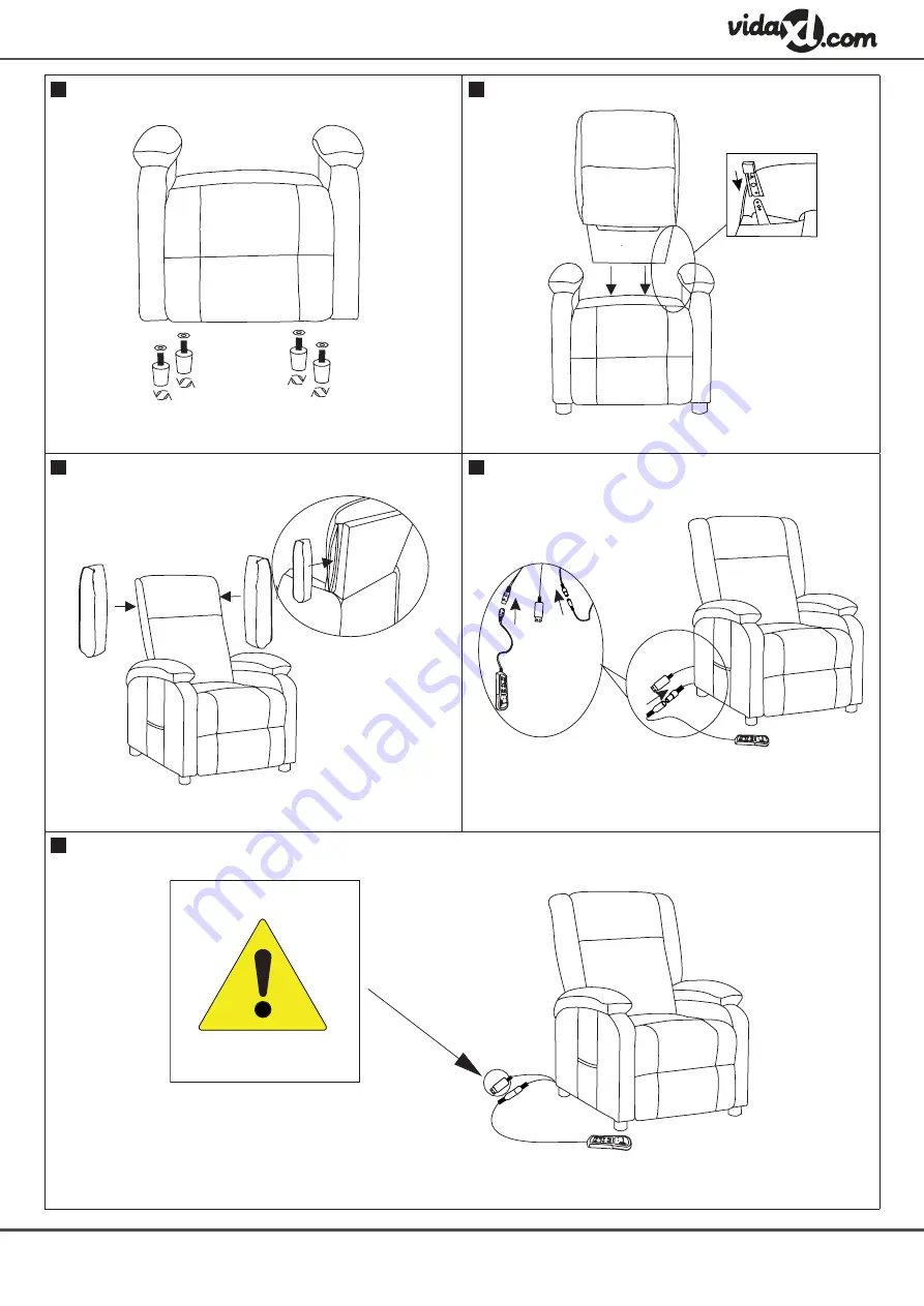 vidaXL 322429-322435 Скачать руководство пользователя страница 3