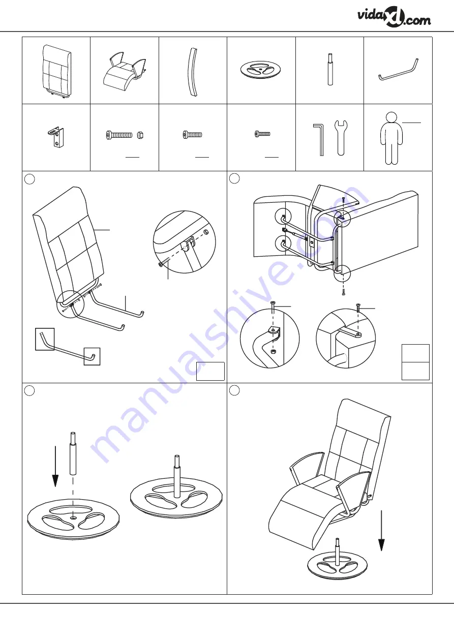 vidaXL 322917 Скачать руководство пользователя страница 1