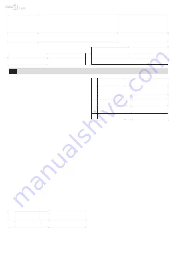 vidaXL 50549 Operating And Safety Instructions Manual Download Page 36