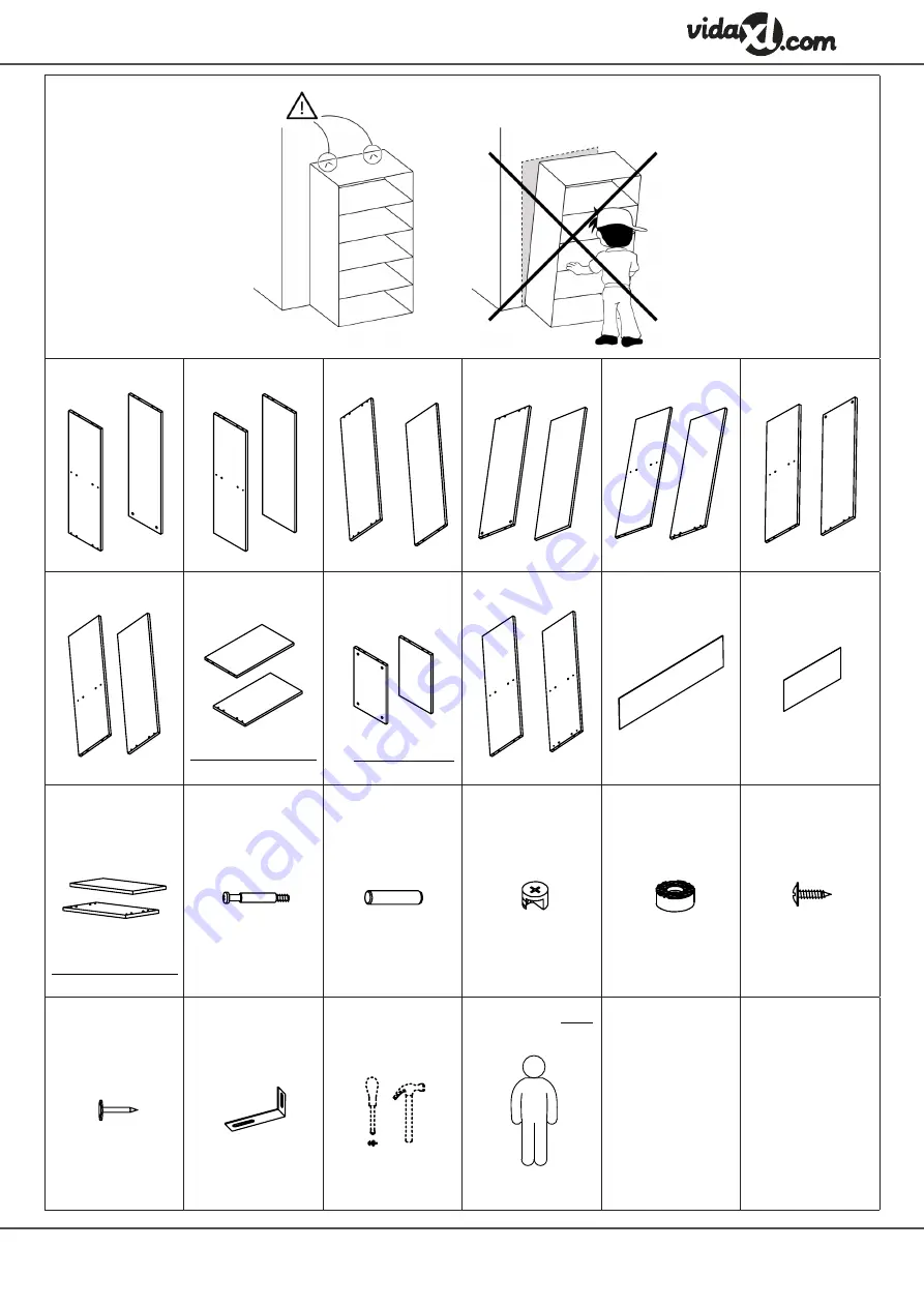 vidaXL 800657 Скачать руководство пользователя страница 1