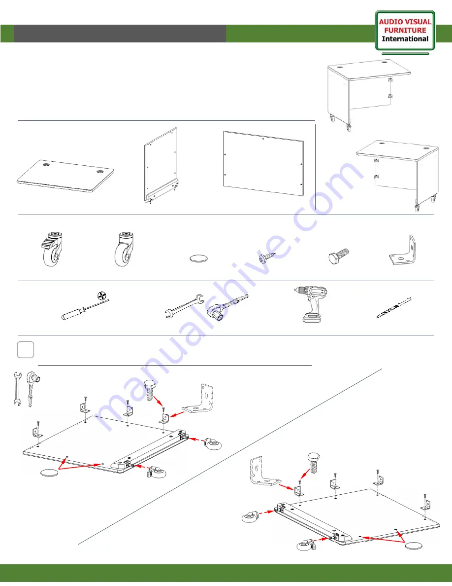 Video Furniture International 5104DE Assembly Instructions Download Page 1