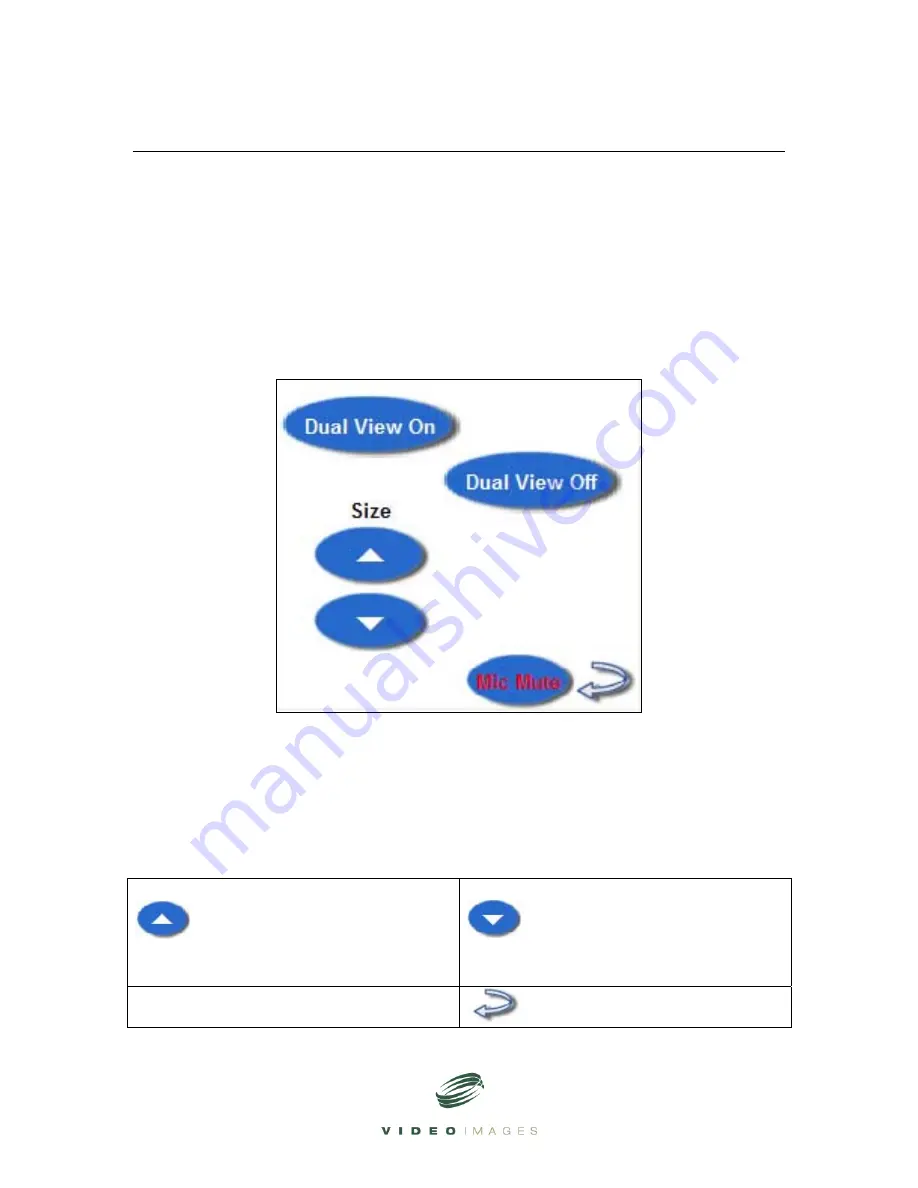 Video Images Crestron Mini Touch Operation Manual Download Page 10