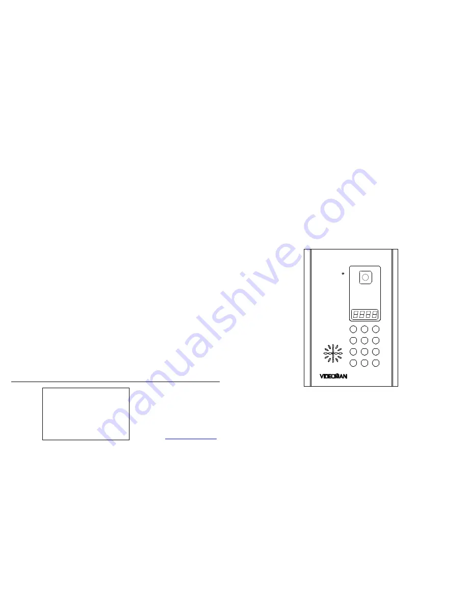 VIDEOMAN Digital 700 User Manual Download Page 1