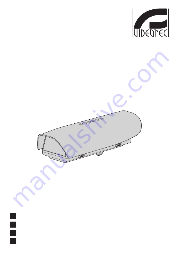 Videotec HOV Hi-PoE Instruction Manual Download Page 1