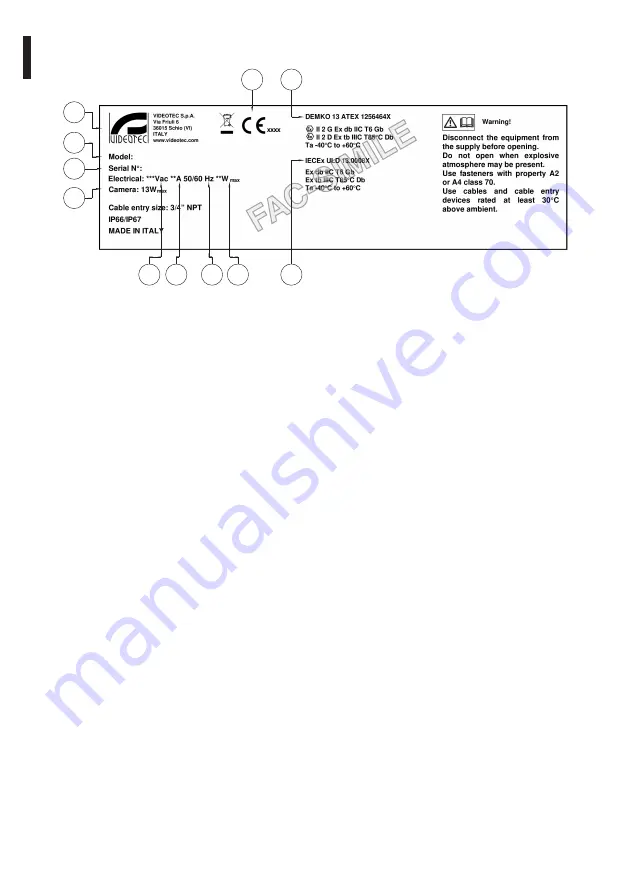 Videotec MAXIMUS MHX Instruction Manual Download Page 190