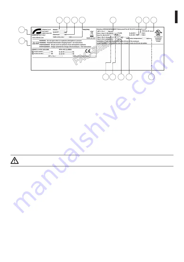 Videotec MAXIMUS MPXT Instruction Manual Download Page 159