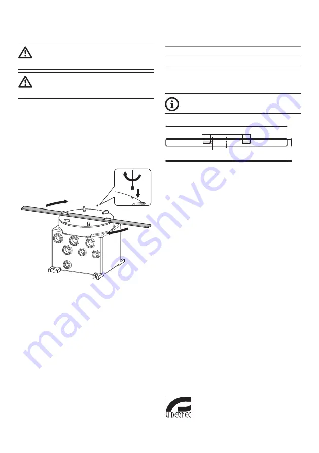 Videotec MBXWRE Instruction Manual Download Page 11