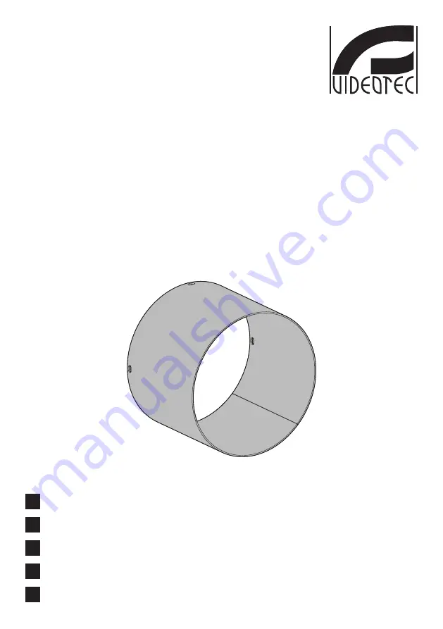 Videotec NXMTUB Instruction Manual Download Page 1