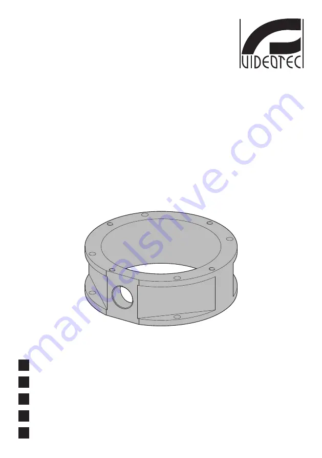 Videotec NXPTZSFP Instruction Manual Download Page 1