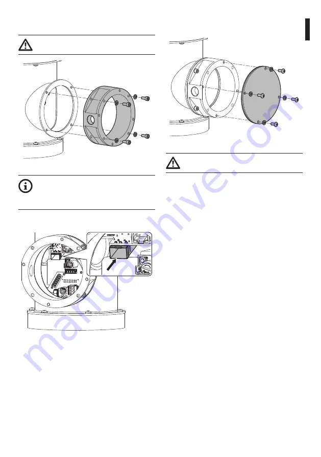 Videotec NXPTZSFP Instruction Manual Download Page 9