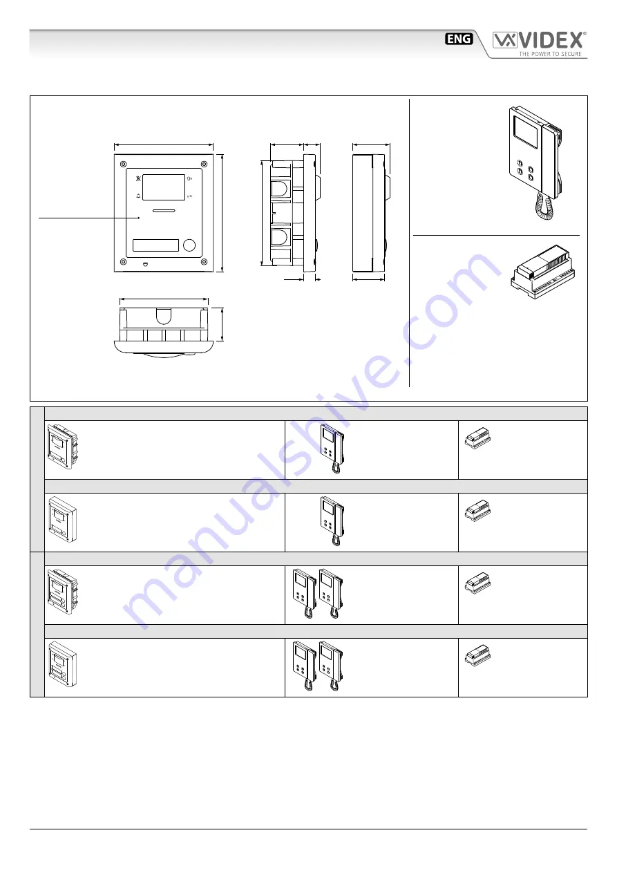 Videx 6286 Installation Handbook Download Page 3