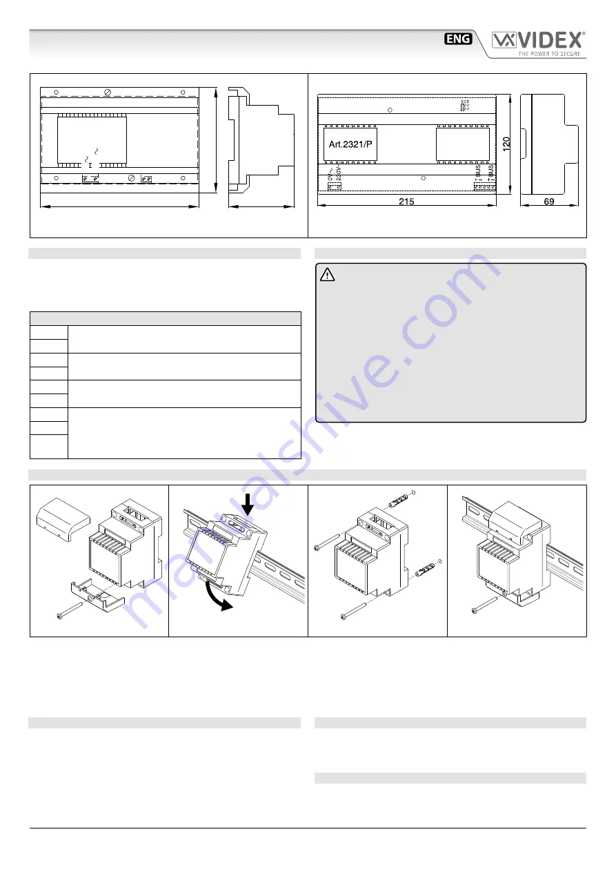 Videx 6286 Installation Handbook Download Page 28