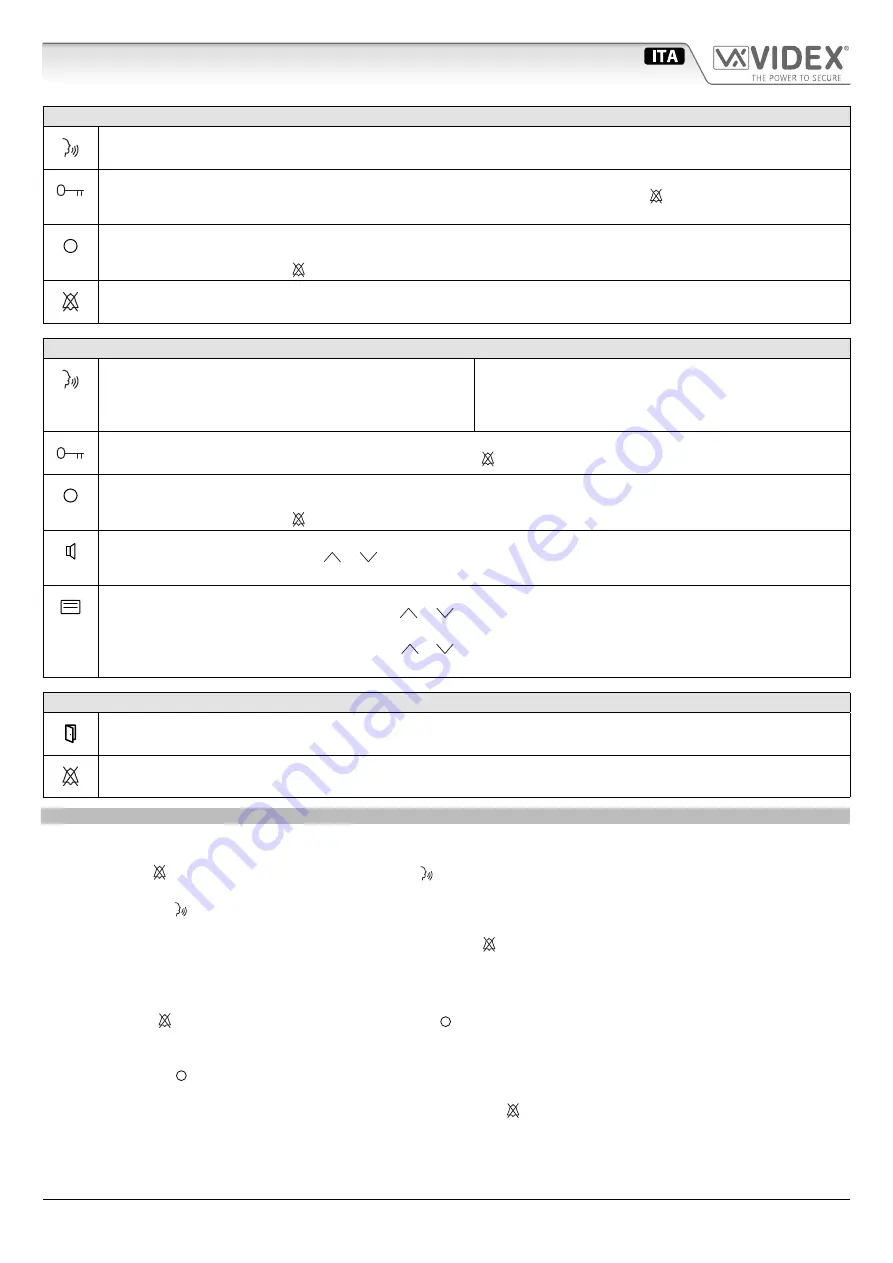 Videx Kristallo KRV772 Installation Instructions Manual Download Page 8