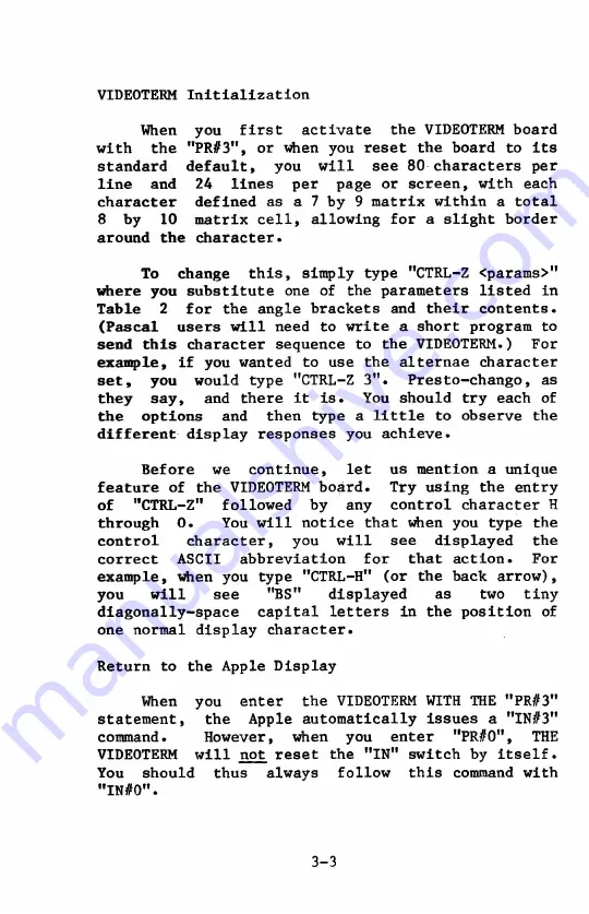 Videx Videoterm Installation And Operation Manual Download Page 43