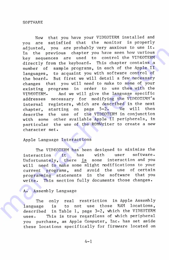 Videx Videoterm Installation And Operation Manual Download Page 51