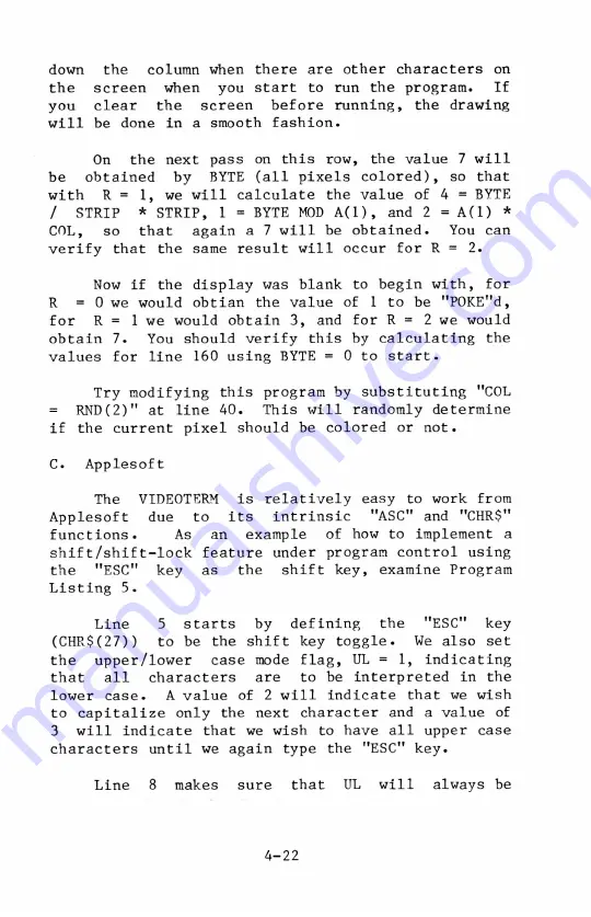 Videx Videoterm Installation And Operation Manual Download Page 72